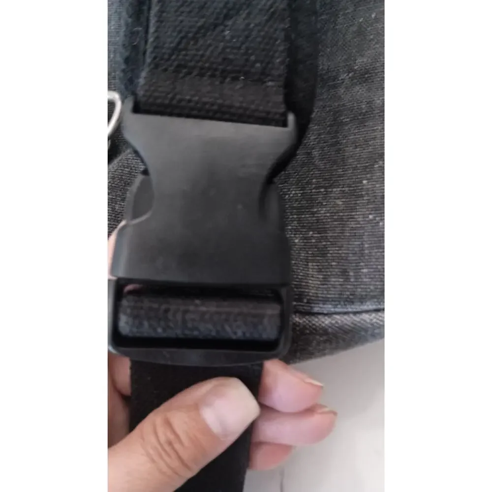 Device Haze rugged black body bag unique uneven fabric texture & compartments